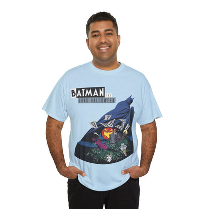 Batman The Long Halloween T-Shirt - Stunning Tim Sale Art - Joker, Catwoman, Two-Face, Poison Ivy, Commissioner Gordon - DC Comics - Classic Story