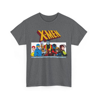 X-Men T-Shirt - Arthur Adams Art - Cyclops, Nightcrawler, Storm, Wolverine, Shadowcat, Phoenix (Rachel Summers), Colossus, Rogue - Marvel Comics
