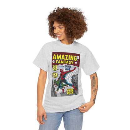 Amazing Fantasy #15 T-Shirt - Steve Ditko Art - 1st Appearance of Spider-Man - 2026 Movie - Marvel Comics