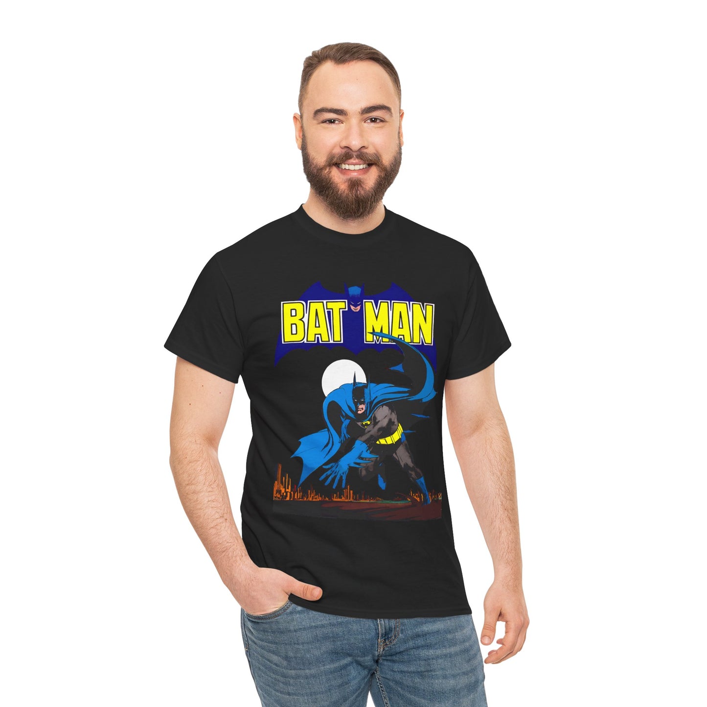 Batman Treasury Edition T-Shirt - Neal Adams Art - C-25 - Gotham City, Dark Knight Detective - DC Comics