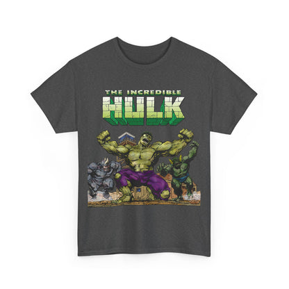 Incredible Hulk T-Shirt - Classic John Byrne Art - Rhino, Abomination - Marvel Comics - Bruce Banner