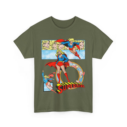 Supergirl T-Shirt - Krypton, Superman, Kara, Kandor - DC Comics - 1980s Art - Style Guide - Superman's Cousin