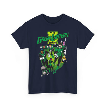 Green Lantern Corps T-Shirt - Joe Staton Art - Hal Jordan, John Stewart, Arisia, Kilowog, Katma Tui - DC Comics