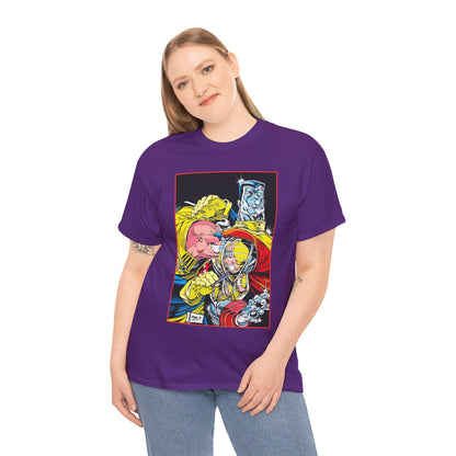 Strong Guy & Colossus T-Shirt - Dale Keown Art - Uncanny X-Men Annual Poster - Marvel Comics