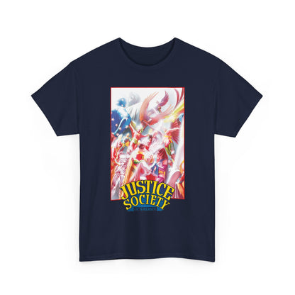 Justice Society of America T-Shirt - Alex Ross Art - JSA - Power Girl, Huntress, Robin, Starman, Hawkman - DC Comics