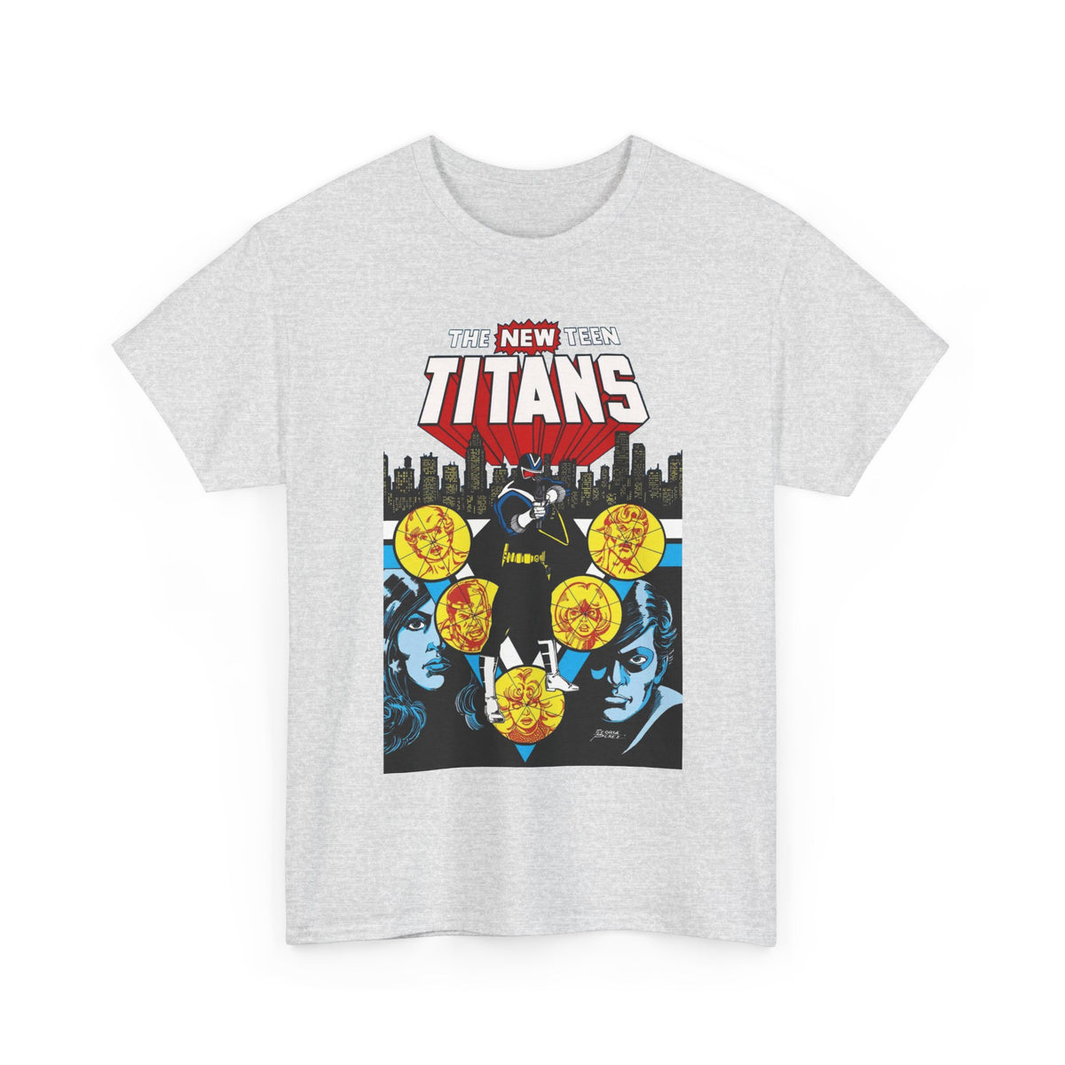 New Teen Titans T-Shirt - George Perez Art - Vigilante, Robin, Wonder Girl - Annual #2 Cover Art - DC Comics