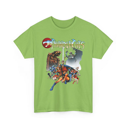 Thundercats T-Shirt - Lion-O, Panthro, Cheetara, Tygra, Snarf, WilyKit and WilyKat, Mumm-Ra