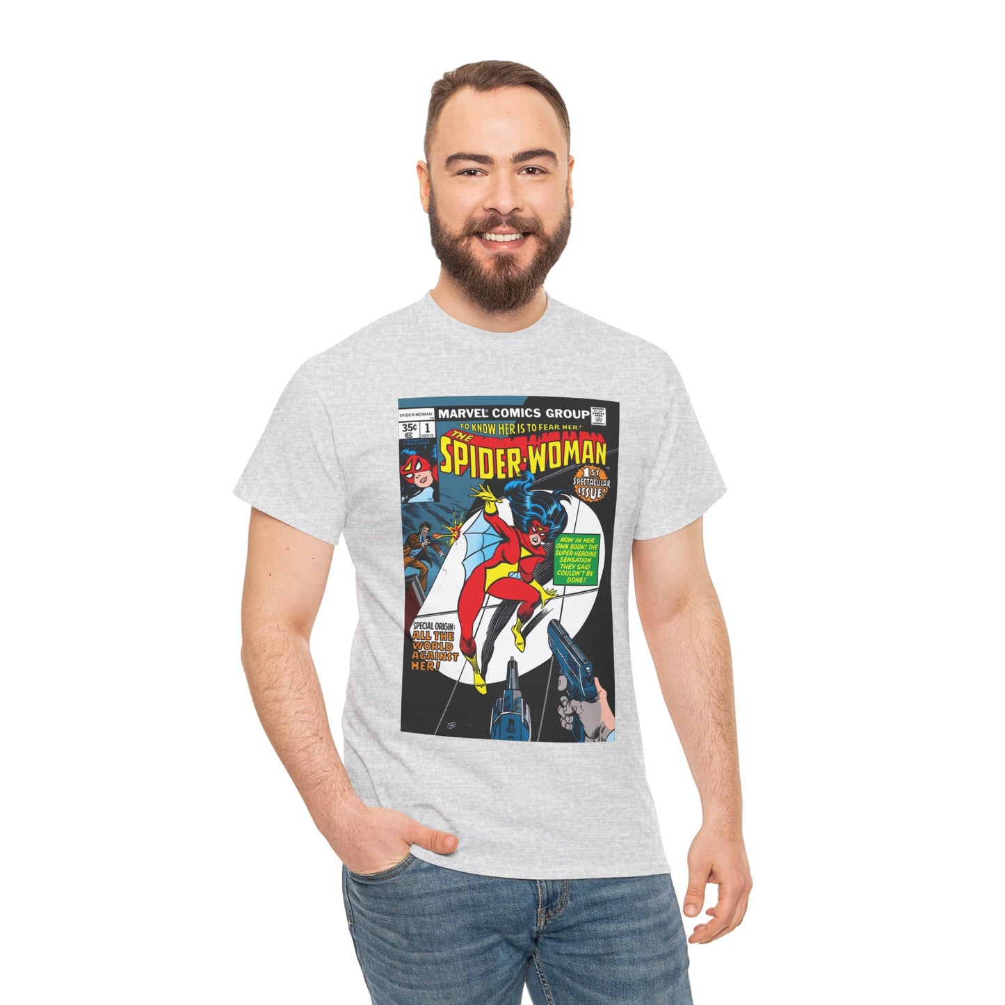 Spider-Woman T-Shirt - 1978 Marvel Comics - #1 Cover Art - Jessica Drew