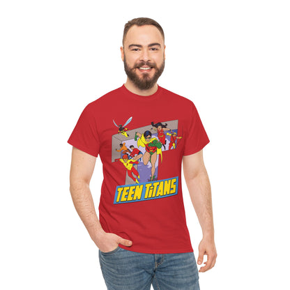 Teen Titans T-Shirt - Robin, Wonder Girl, Kid Flash, Speedy, Bumblebee, Mal, Aqualad - DC Comics