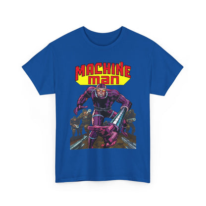 Machine Man T-Shirt - Jack Kirby Creation - Popular 1970s Hero - Marvel Comics