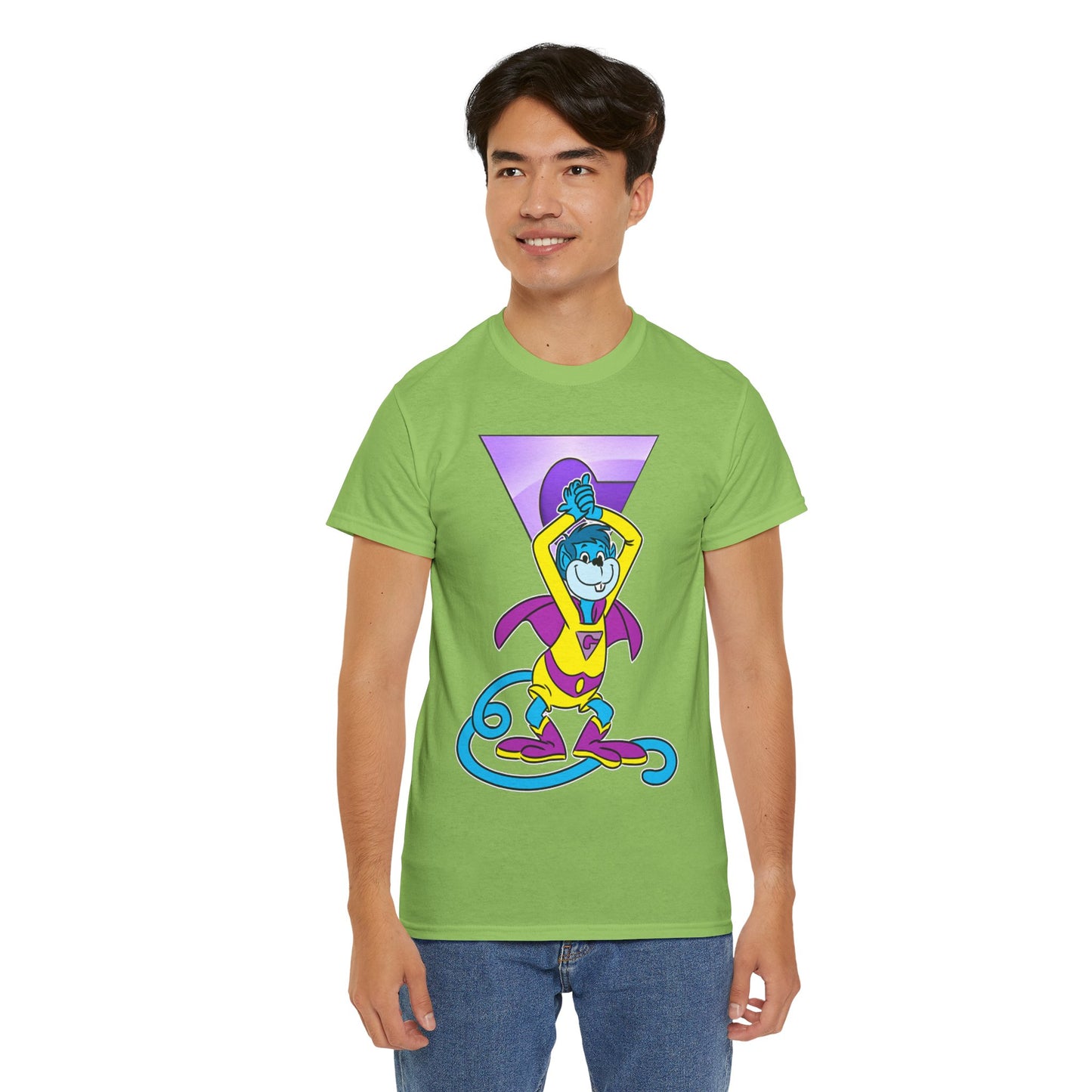 Gleek T-Shirt - Super Friends Cartoon - Wonder Twins Mascot - DC Comics - Space Monkey from Exxor  - Zan & Jayna
