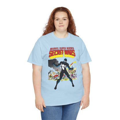 Secret Wars T-Shirt - Classic Marvel Comics Series - Alien Symbiote Spider-Man, 1st Appearance - Future Venom Story