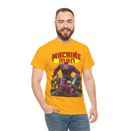 Machine Man T-Shirt - Jack Kirby Creation - Popular 1970s Hero - Marvel Comics