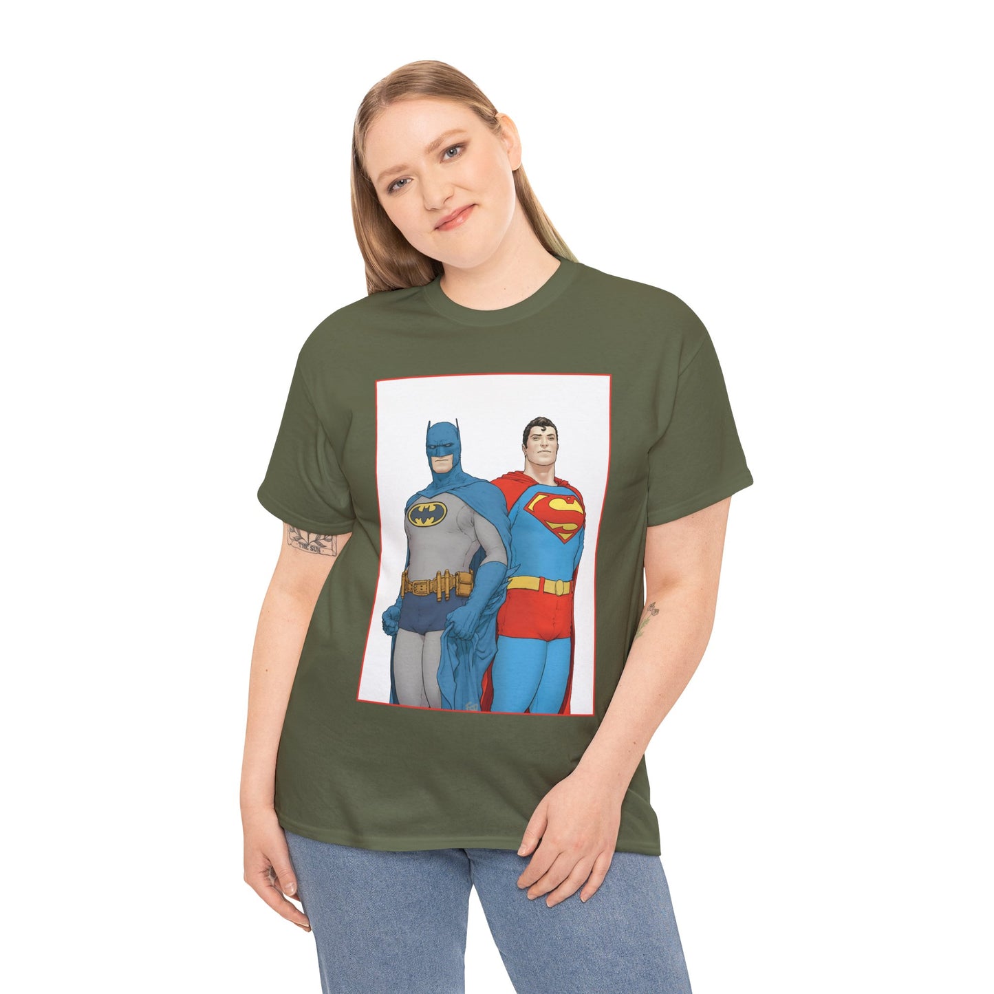Superman & Batman T-Shirt - Frank Quitely Art - World's Finest Variant Cover Art - DC Comics