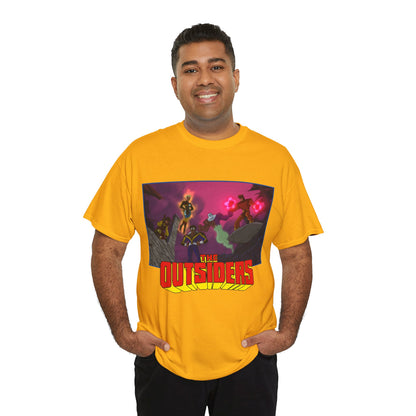 Outsiders T-Shirt - Batman: Brave & Bold Series - Halo, Geo-Force, Black Lightning, Katana, Metamorpho - DC Comics