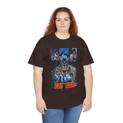 Batman T-Shirt - John Byrne Art - Joker, Catwoman, Poison Ivy - Caped Crusader - DC Comics