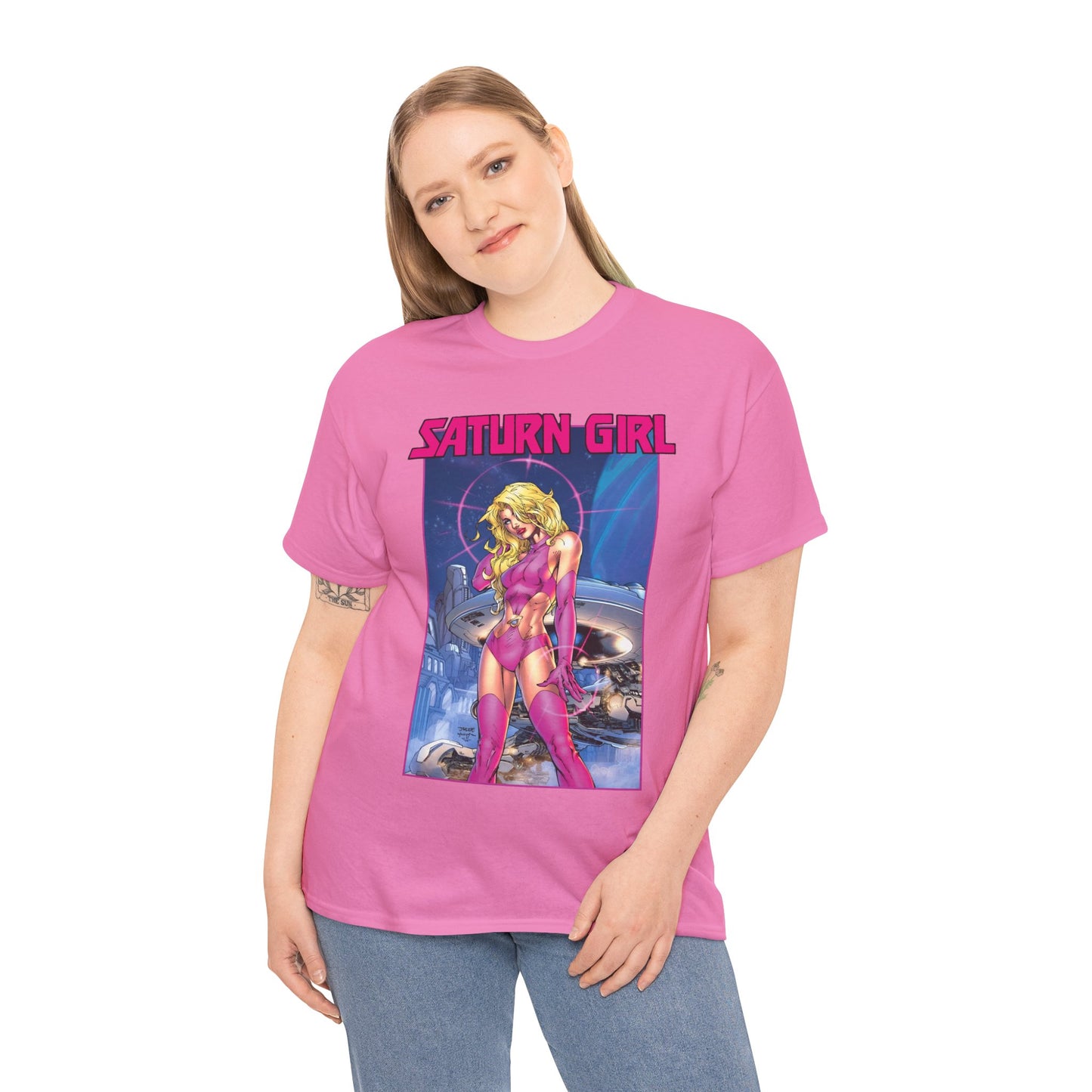 Saturn Girl T-Shirt - Jim Lee Art - Legion of Super-Heroes Founding Member - DC Comics