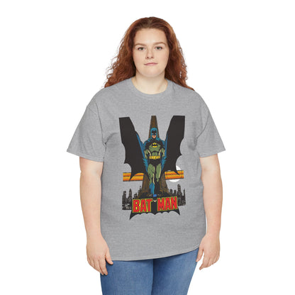 Batman T-Shirt - George Perez Art - JLA 80s Postcard Set - DC Comics - Gotham City - Justice League of America Member