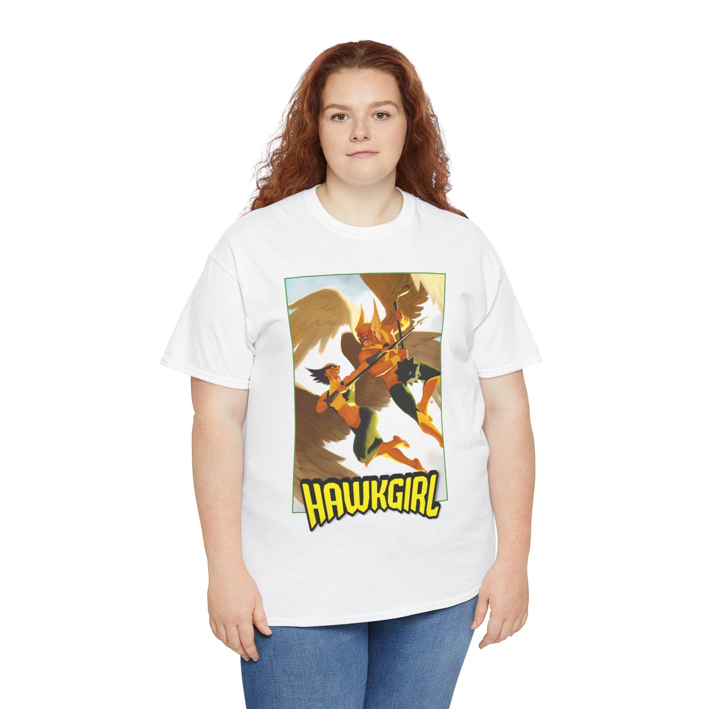 Hawkgirl T-Shirt - David Talaski Art - With Hawkman - DC Comics