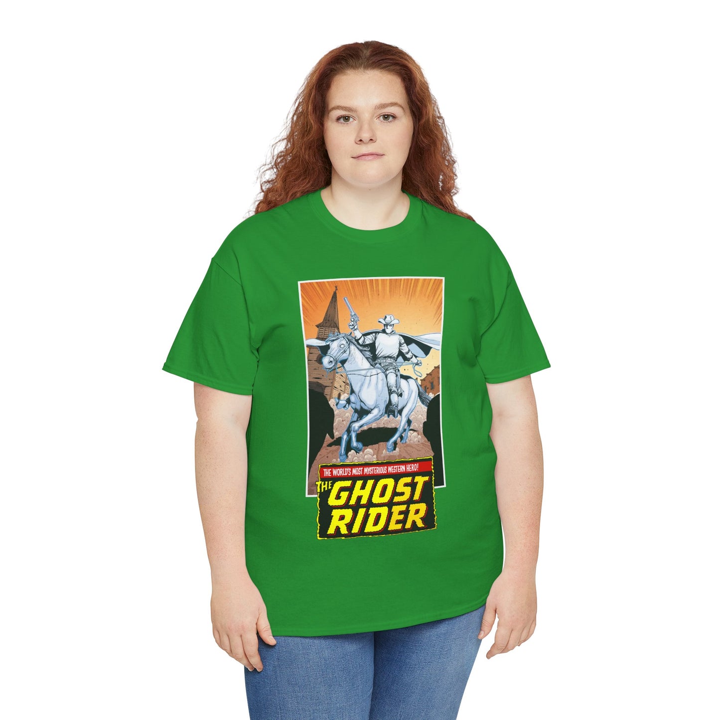 Ghost Rider/Phantom Rider T-Shirt - Carter Slade - Marvel Comics - 1970s Supernatural Western Hero