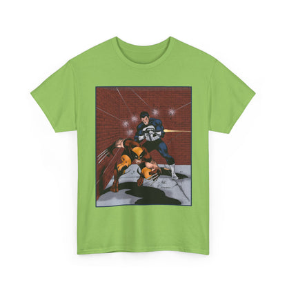Wolverine & Punisher T-Shirt - John Buscema Art - Marvel Comics
