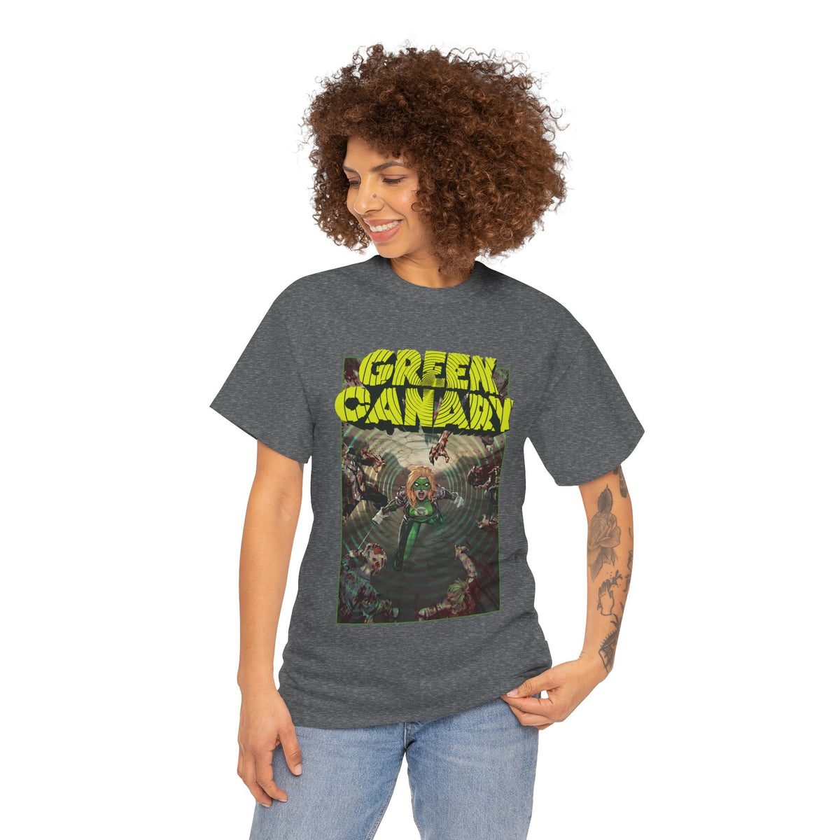 Green Canary T-Shirt - DCeased: War of the Undead Gods #5 Variant Cover Art by Kael Ngu. - Dinah Lance - DC Comics