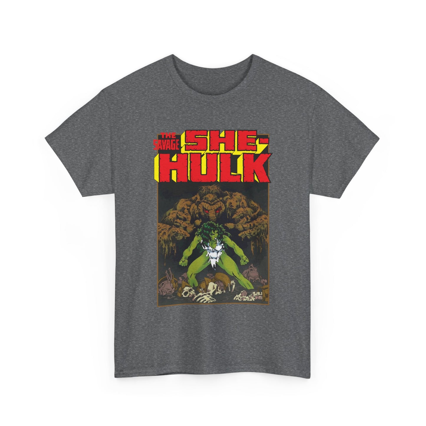 Savage She-Hulk & Man-Thing T-Shirt - Michael Golden Art - Marvel Comics