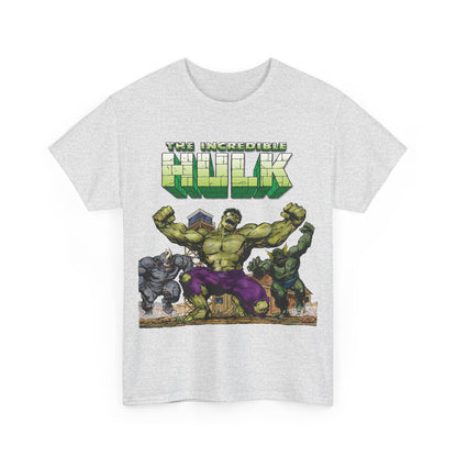 Incredible Hulk T-Shirt - Classic John Byrne Art - Rhino, Abomination - Marvel Comics - Bruce Banner