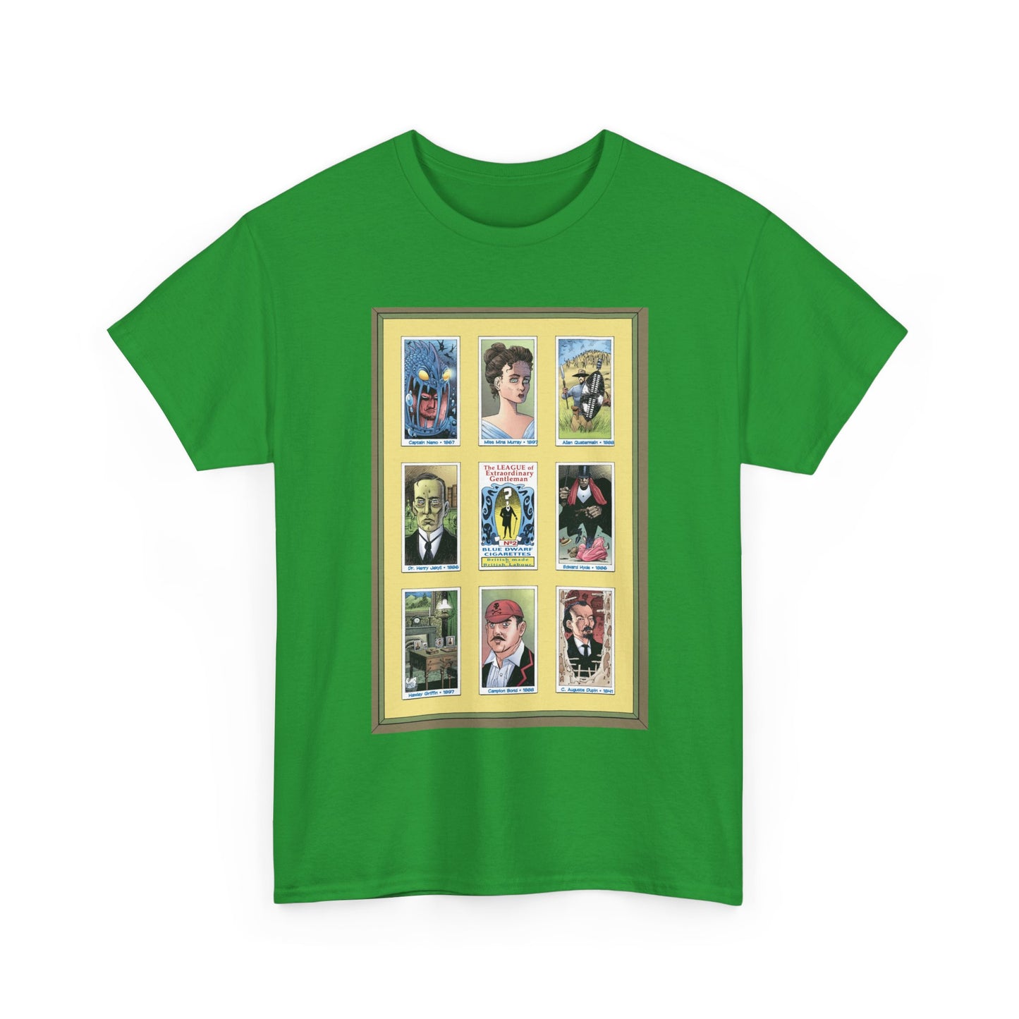 League of Extraordinary Gentlemen T-Shirt - Kevin O'Neill Art - Mina Murray, Captain Nemo, Allan Quatermain, Jekyll & Hyde - Alan Moore Story