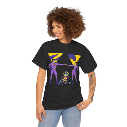 Wonder Twins T-Shirt - Super Friends - Zan & Jayna - Hanna-Barbera Cartoon - DC Comics