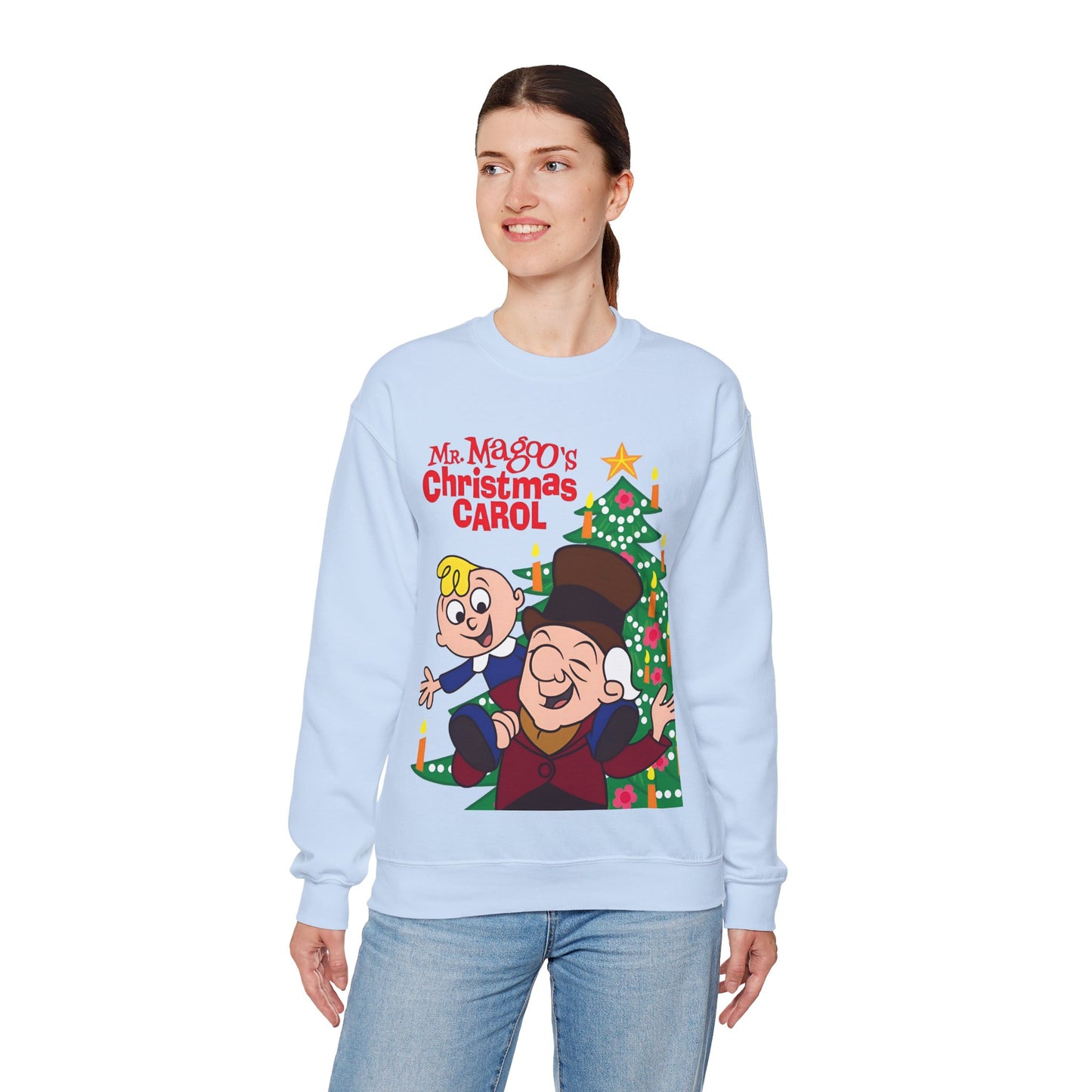 Mr. Magoo's Christmas Carol Crewneck Sweatshirt - UPA 1960s TV Holiday Special