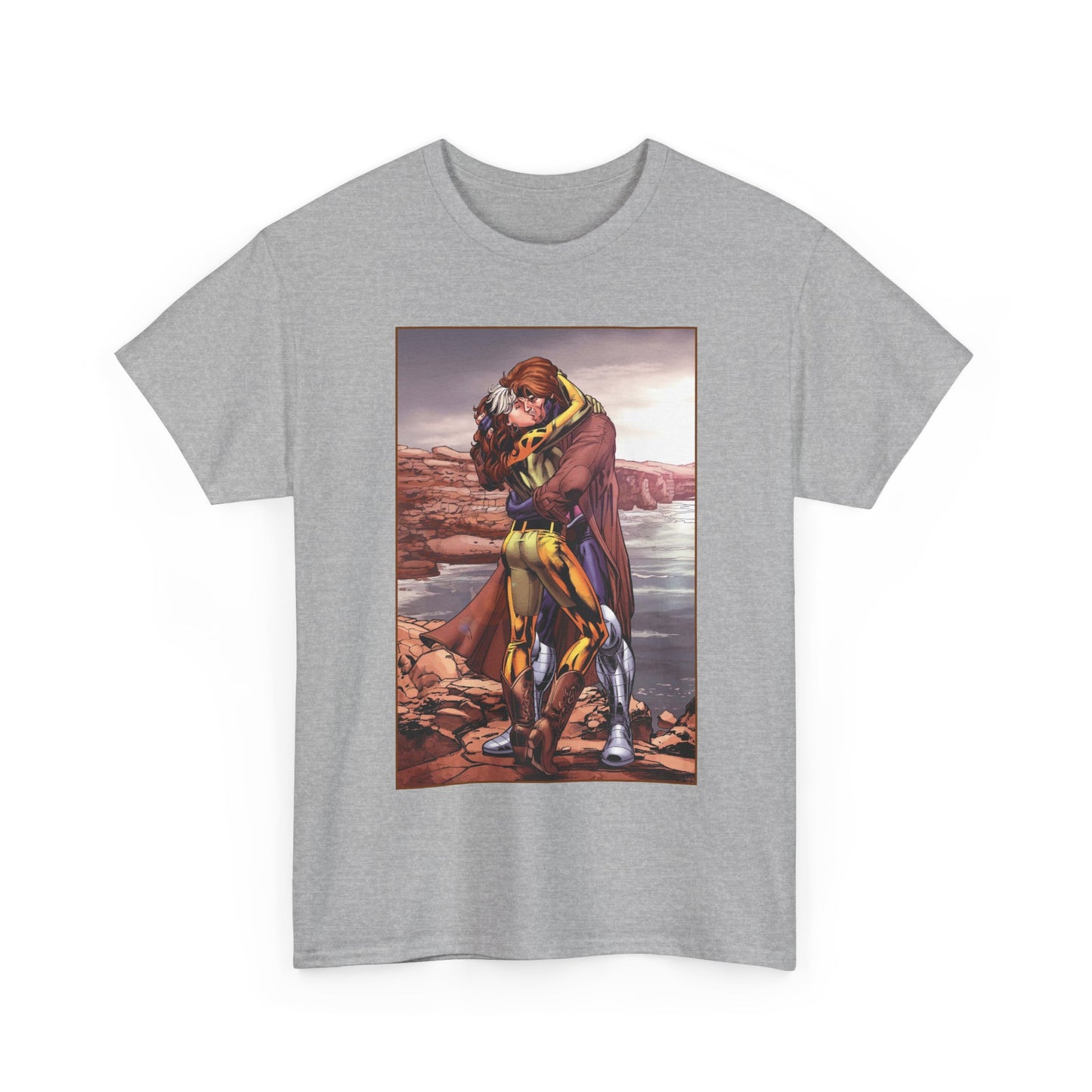 Gambit & Rogue T-Shirt - Scot Eaton Art - "Romy" - Popular X-Men Members - Marvel Comics