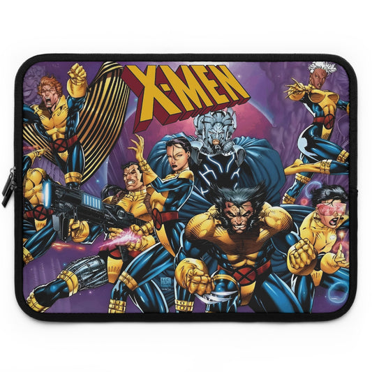 Uncanny X-Men Laptop Sleeve (15" or 17") - Jim Lee Art - Marvel Comics - Wolverine, Psylocke, Storm, Jubilee, Banshee