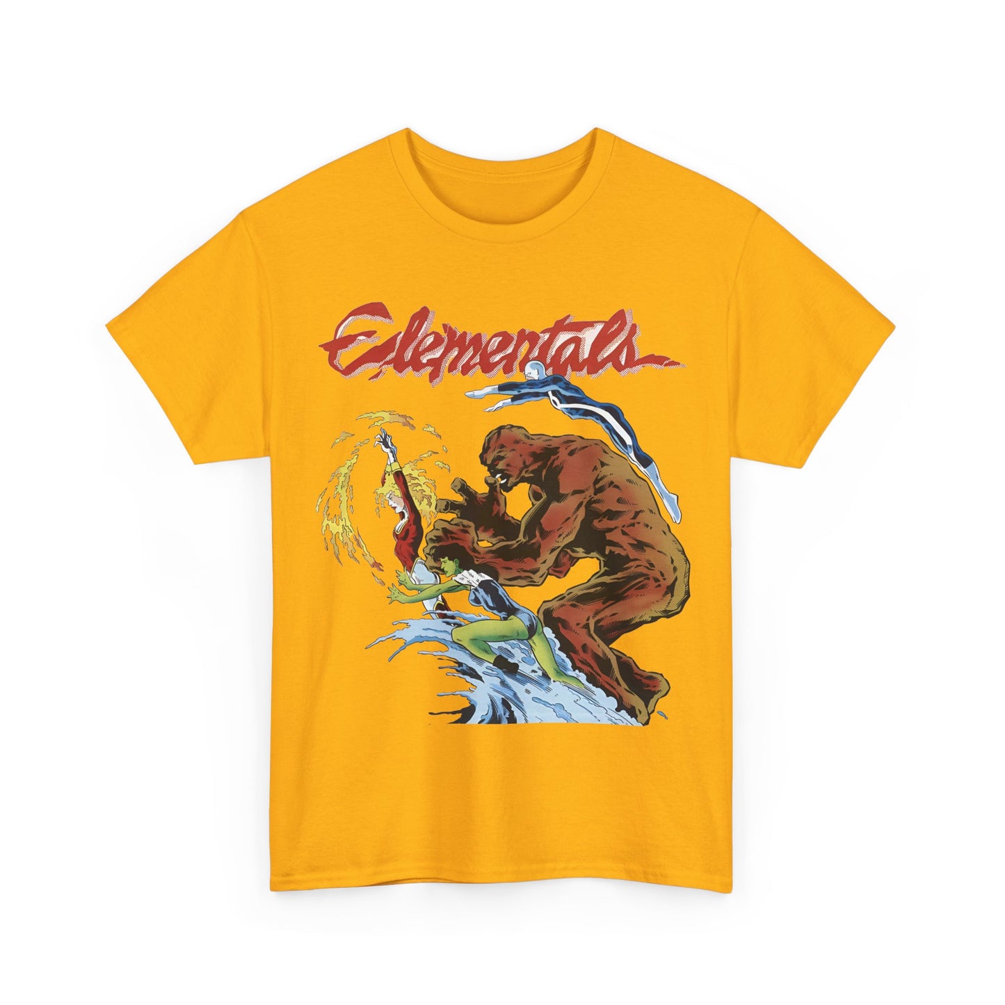 Elementals T-Shirt - Morningstar, Vortex, Fathom, Monolith - Comico Comics