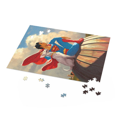 Superman & Krypto 500 Piece Puzzle - DC Comics - Man of Steel - 2025 Movie - Smallville, Metropolis