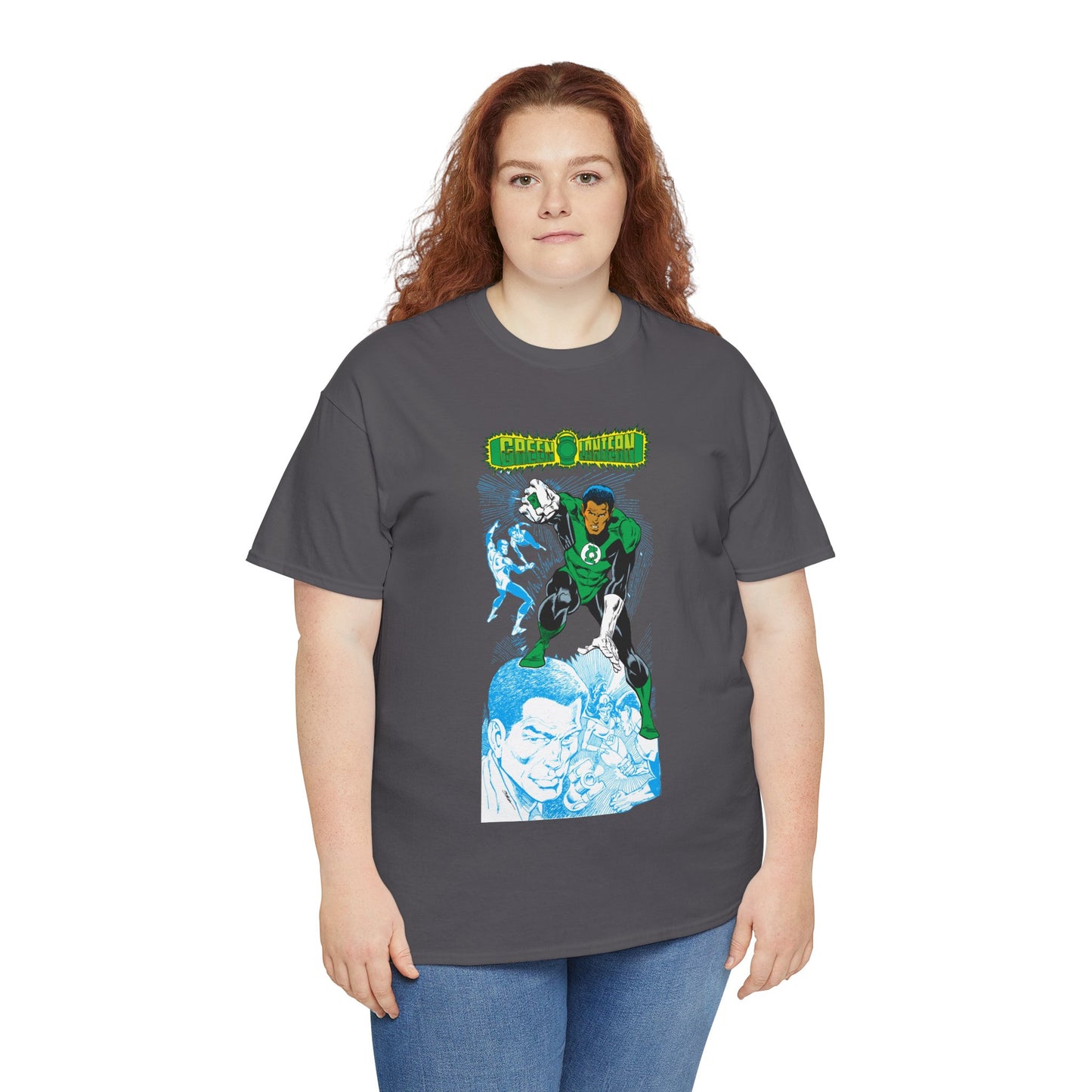 John Stewart Green Lantern T-Shirt - Joe Staton Art - Who's Who in the DC Universe Art - Sector 2814 - DC Comics
