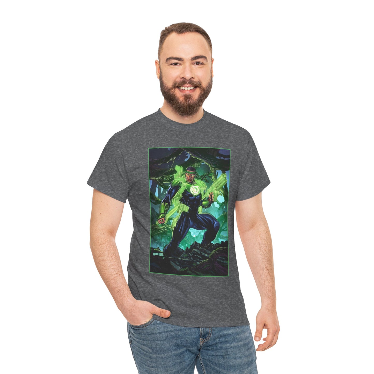 Jon Stewart T-Shirt - Ken Lashley Art - Green Lantern War Journal Cover Art - DC Comics