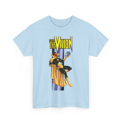 Vision T-Shirt - George Perez Art - Built by Ultron - Avengers Member - Marvel Comics