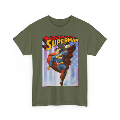 Superman With Eagle T-Shirt - Ariel Olivetti Art - DC Comics