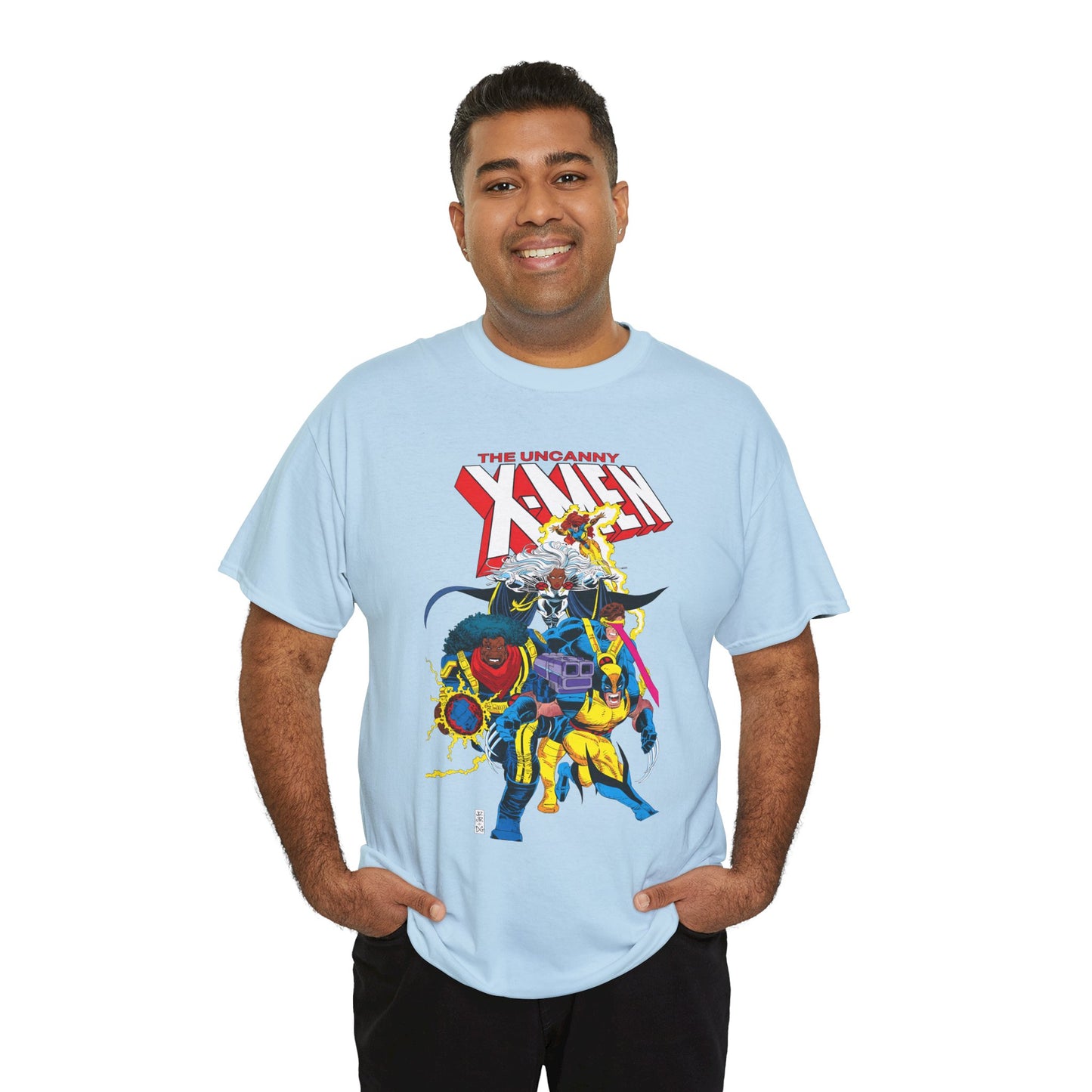 Uncanny X-Men T-Shirt - John Romita Jr Art - Cyclops, Storm, Bishop, Jean Grey, Wolverine - Marvel Comics