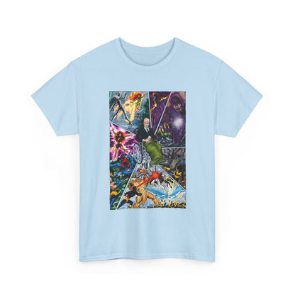 Professor X T-Shirt - John Byrne Art - Charles Xavier, X-Men Founder - Dark Phoenix, Cyclops, Sentinels - Marvel Comics