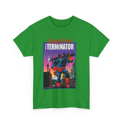 Deathstroke The Terminator T-Shirt - Mike Zeck Art - New Teen Titans Foe & Mercenary - Slade Wilson, Father of Jericho and Ravager - DC Comics - #1 Cover
