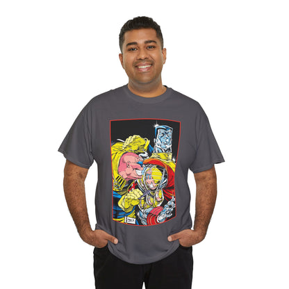 Strong Guy & Colossus T-Shirt - Dale Keown Art - Uncanny X-Men Annual Poster - Marvel Comics