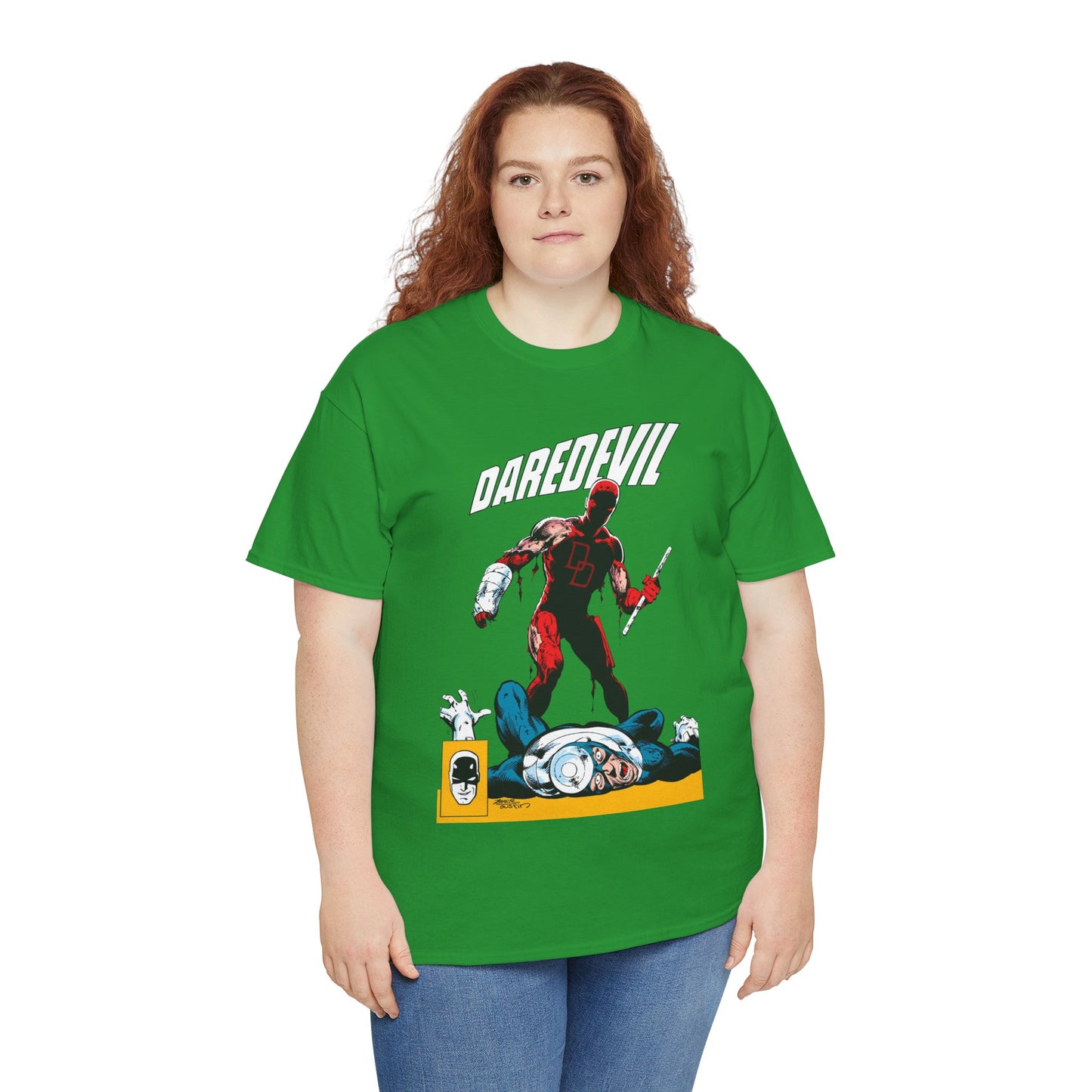 Daredevil T-Shirt - John Byrne Art - Marvel Comics - Bullseye - Matt Murdock, Man Without Fear