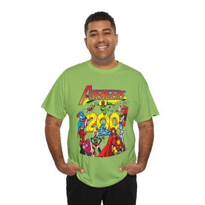 Avengers T-Shirt - George Perez Art - #200 Cover - Thor, Scarlet Witch, Iron Man, Vision, Hawkeye, Beast, Jocasta, Wasp, Captain America, Wonder Man
