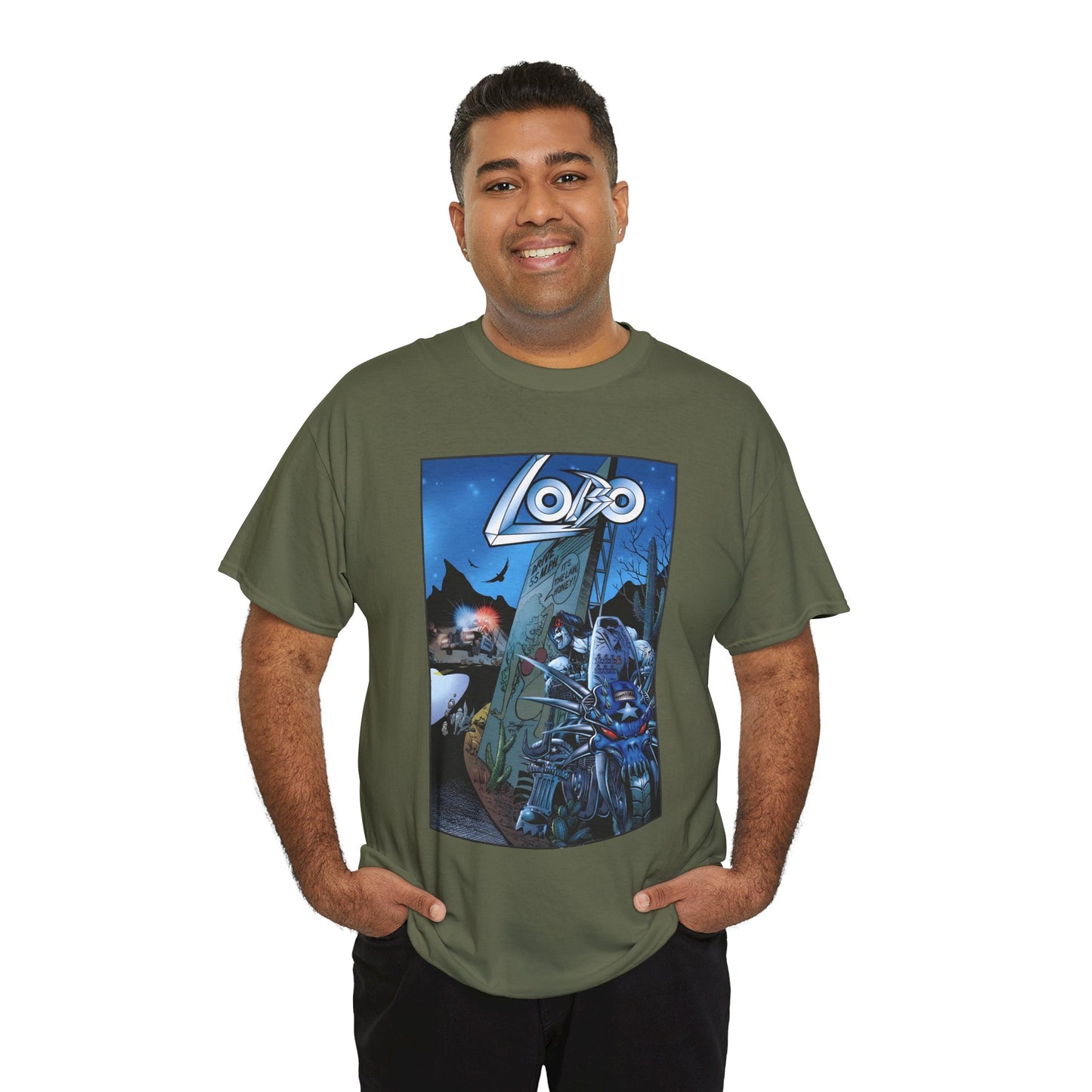 Lobo #51 T-Shirt - Norm Breyfogle Art - DC Comics