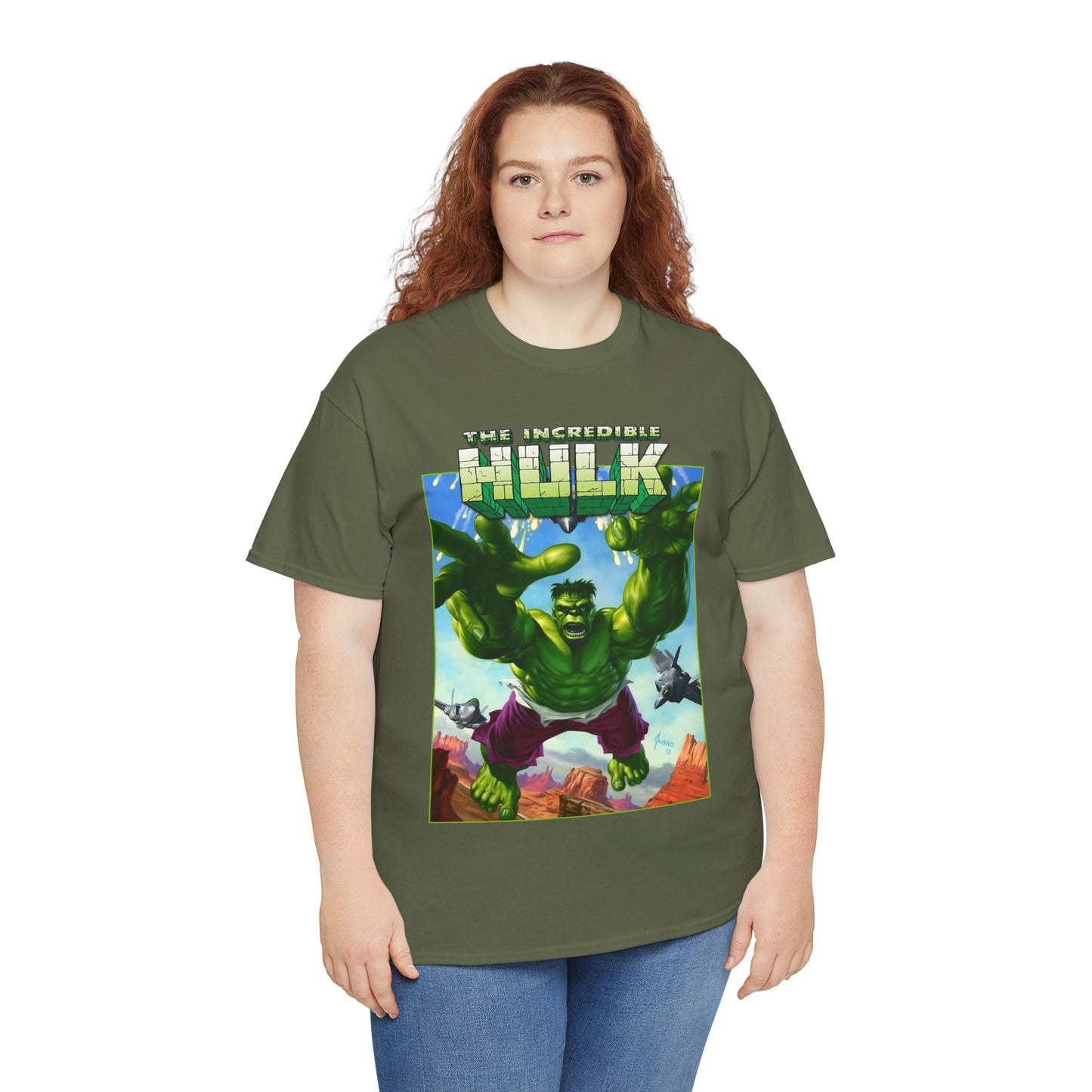 Incredible Hulk T-Shirt - Joe Jusko Art - Bruce Banner - Marvel Comics