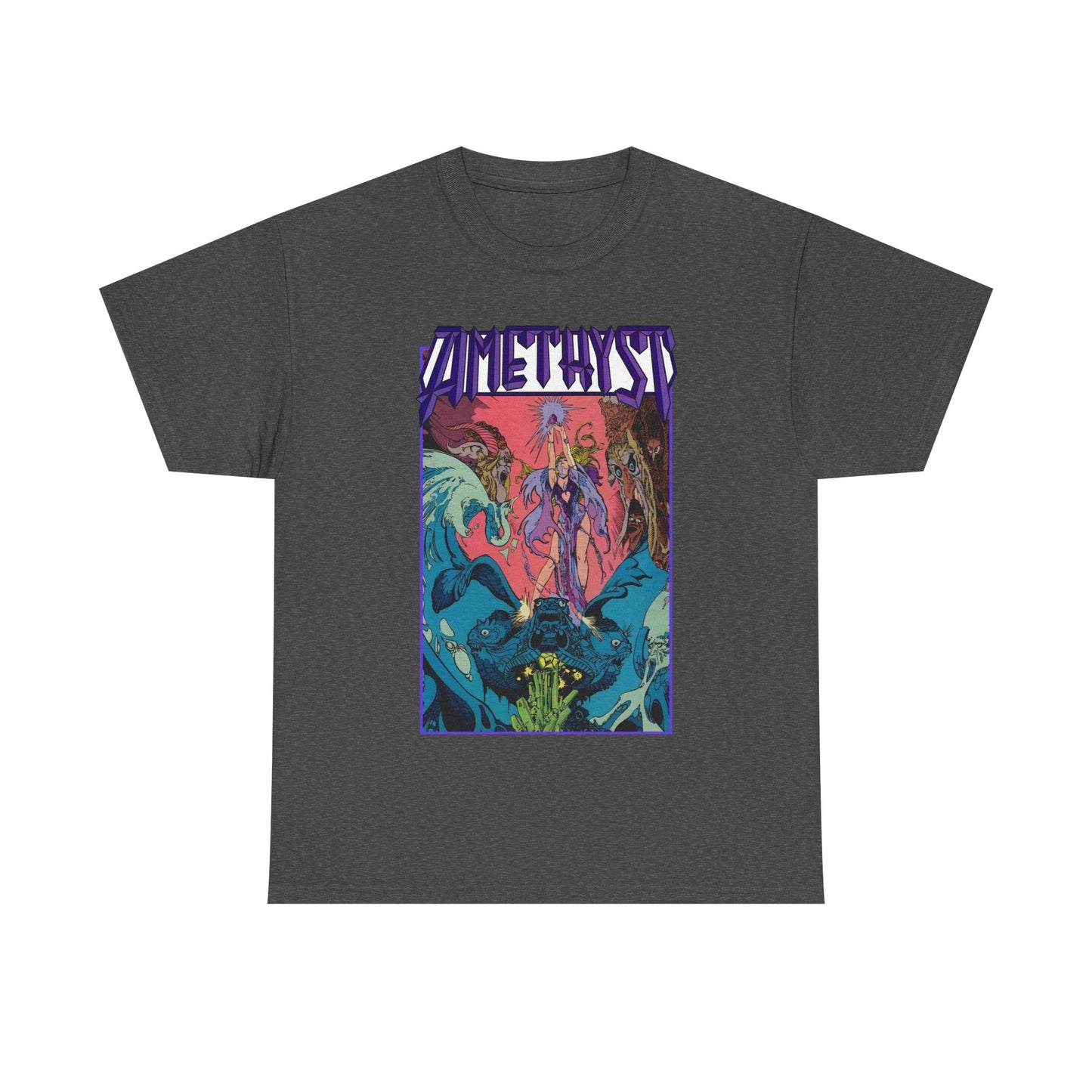 Amethyst T-Shirt - Esteban Maroto Art - Princess of Gemworld - 1980s Series - DC Comics