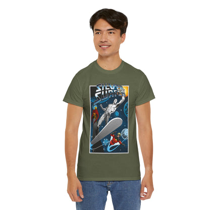 Silver Surfer T-Shirt - With Adam Warlock & Captain Marvel - Norrin Radd - Former Herald of Galactus - Fantastic Four Ally - Marvel Comics