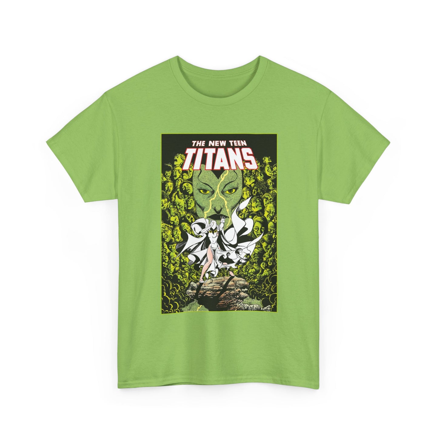 Raven T-Shirt - George Perez Art - New Teen Titans - Versus Phobia - White Raven Costume - DC Comics